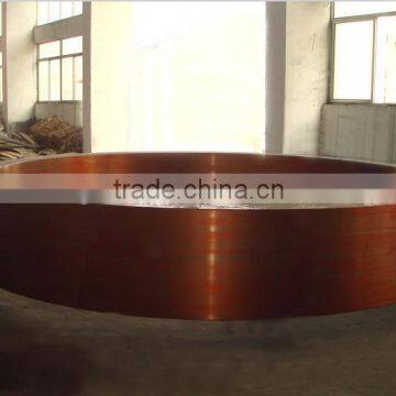 Customized rotary kiln tyre steel casting riding ring