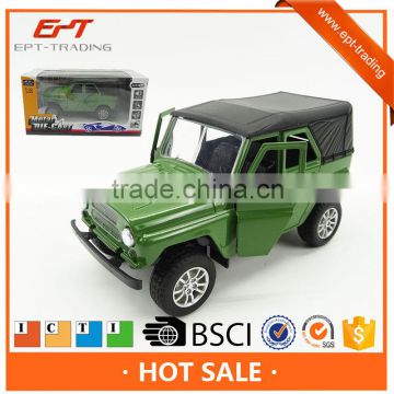 1 32 pull back metal toy die cast jeep car with music