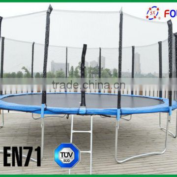 4.88M big round trampoline with safety net and ladder for sale, SX-FT(E) 16FT