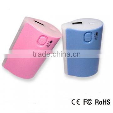 very low price fashionable gift 5200mah portable power bank charger