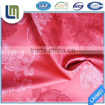 Smooth Polyester satin fabric for bedding home textile