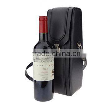 Chinese factories wholesale custom red wine box, high-grade leather black beautiful gift box