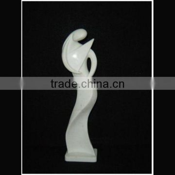 white marble figure statue-a dancing beauty
