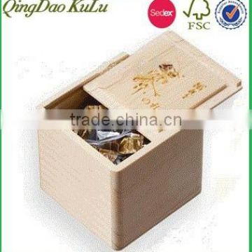 factory price pine wood small wooden gift box for watch