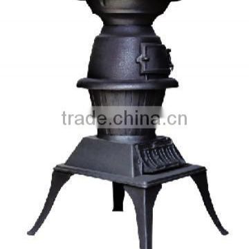 antique indoor cast iron wood burning stove for sale