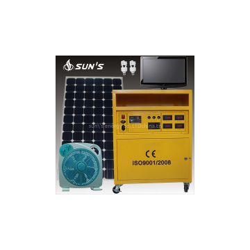 Off grid solar power pack for home 50W 80W 100W with solar TV