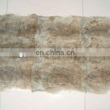 Natural brown color hare rabbit skin plate