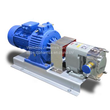 Johames Lobe rotary pump water cooled mechanical seal