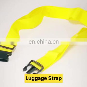 China high quality handle  and  buckle lock  adjustable  belt luggage strap