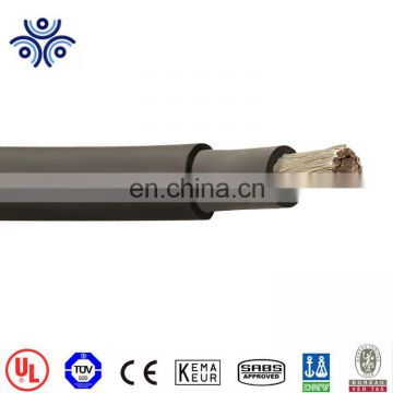 UL approved PV cable Photovoltaic DC 2 awg solar cable