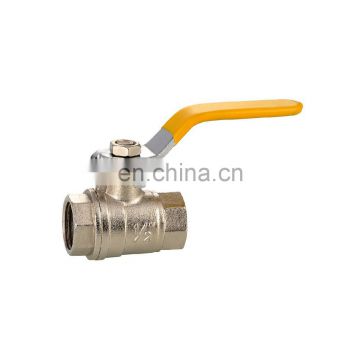 nickle plated zinc alloy ball valve CE
