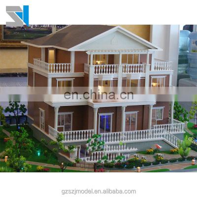 3d building model with architectural model materials for model making