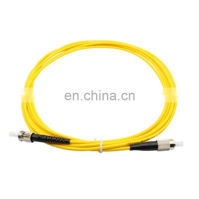 FC UPC ST UPC Simplex Single mode G652D Fiber Optic Patch cord kabel serat patch Fiber Jumper st fiber optic patch cord