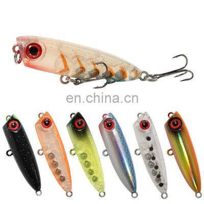 fishing popper lure 45mm 3g full swimming layer sinking fishing lures with best quality
