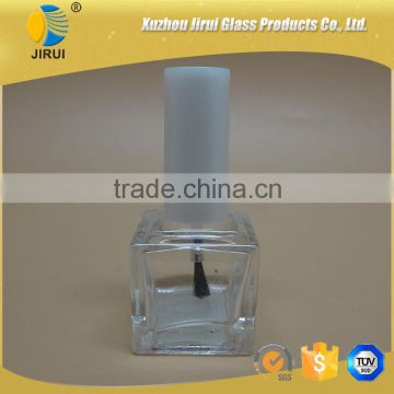 12ml cube glass nail polish bottle