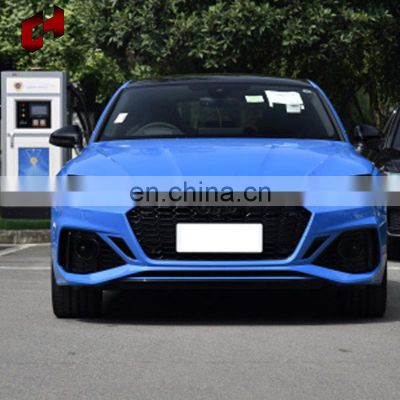 CH Newest Auto Modified Car Bumper Side Stepping Automatic Spoiler Brake Turn Signal Lamp Car Body Kit For Audi A5 2021+ To Rs5