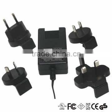 multiple output power adapter 12v 1.25A 15v 1a dc power adapter