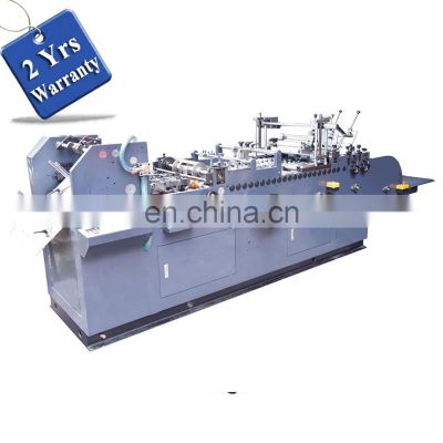 ZF80 Automatic Zig zag Lens Paper Envelope Making Machine, M Fold Glass Bag Folding and Gluing Equipment