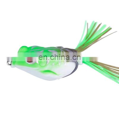 Byloo China Top Quality Handmade Bass Snakehead Frog Fishing Lure Soft Hollow Body Fishing Frog Lure 30 colors