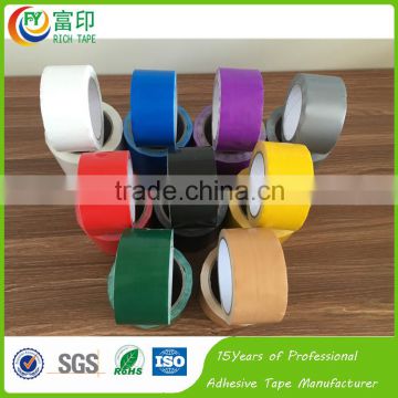 High tensile strength Double Sided Cloth Duct Tape for fix caret and no residues