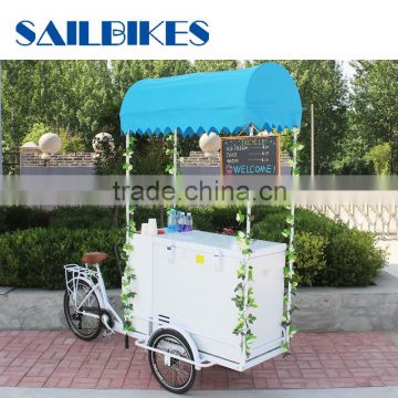ice cream bike/bike for ice cream with fridge container