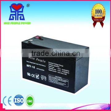 Newest Maintenance Free high quality battery 12V7AH used for solar system,solar light