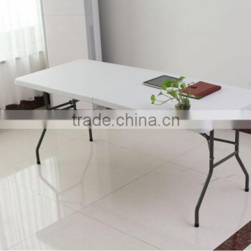 2015 hot sell plastic folding table for 6 seaters