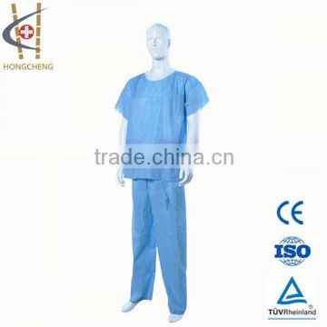 Disposable SMS blue antistatic doctor clothing uniform