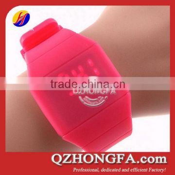 hot selling touch screen led watch silicone promotion