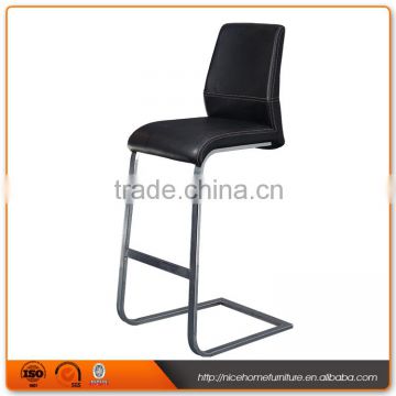 Cheap Price PU Brushed Stainless Steel Bar Chair