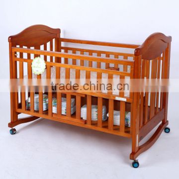 2015 best quality wooden baby Cribs
