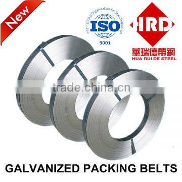 Competitive Steel strip China Manufacturer-Galvanized Steel Strip Coils Pack Belts-Anticorrosive coating