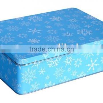 Customized pretty nice design rectangular gift tin boxes