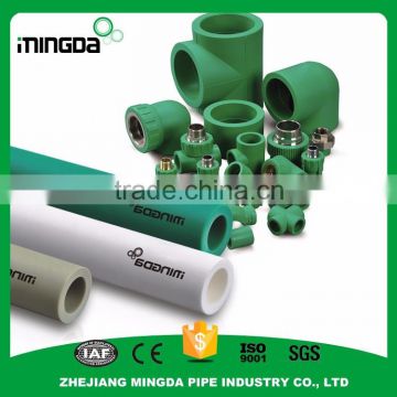 wholesale ppr cold and hot water pipe good quality export ppr pipe and fitting 50*5.6 ppr pipe specification
