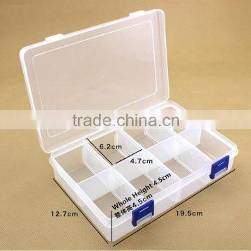 8 Partitions Departments Plastic Organizer