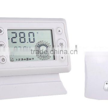 Programmable wireless thermostat