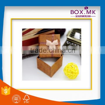 Good Design Handmade Top Selling Square Brown Gift Box For Jewelry
