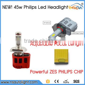 Super New G6 LED car headlight p hilips zes chip H4 H7 H8 H9 H10 H11 9005 9006 45w 4500LM led motorcycle headlight