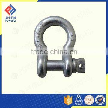 GALVANIZED U.S. TYPE DROP FORGED HIGH TENSILE SCREW PIN ANCHOR SHACKLE