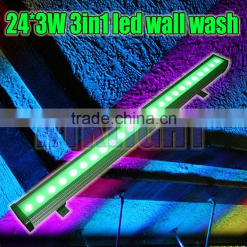 outdoor led wall wash 24*3W tricolor