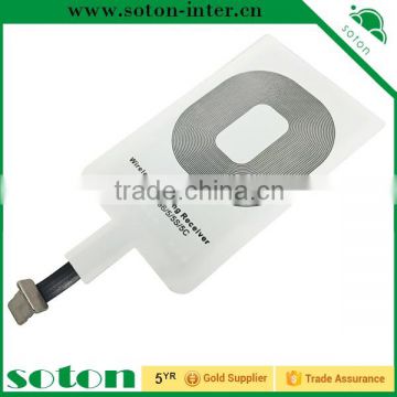 850mA Charging current thin qi universal wireless charger receiver for xiaomi mi4