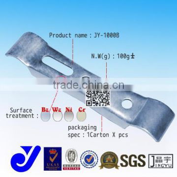 JY-1000B|Heavy duty caster wheel clamp|Caster punch die holder|Zinc plated caster fixed metal plywood
