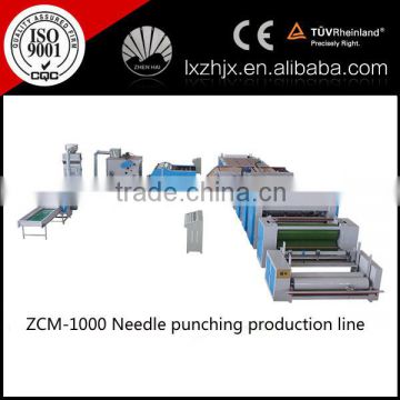ZCM-1000 good quality nonwoven punched production line,needle punching line