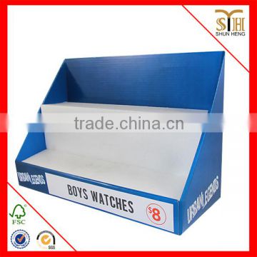 Factory watch shadow box display for boys watches