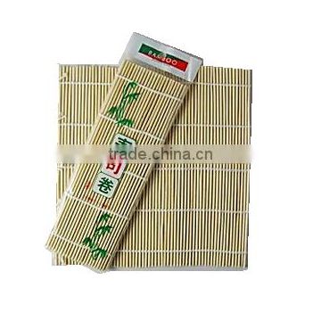 Japanese bamboo white and green sushi mat
