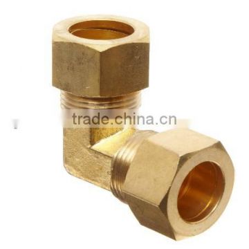 90 Degree Elbow Brass Compression Tube Fitting