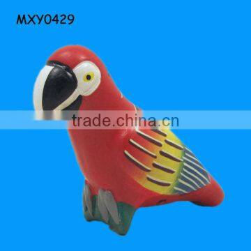 New lifelike ceramic parrot animal Ocarina Heater