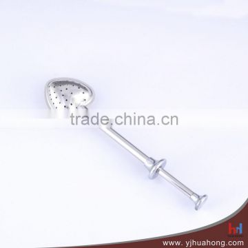 Heart-shaped Stainless Steel Tea Strainer Ball with Handle