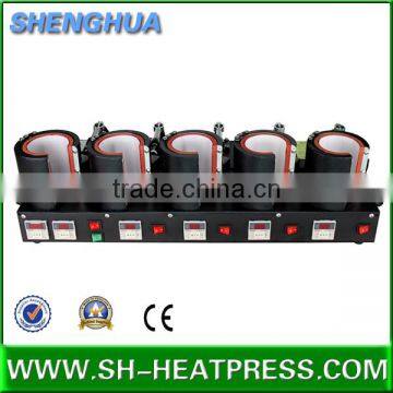 New 5mats Mug Heat Press Machine ,High quality 5mats mug heat press machinec