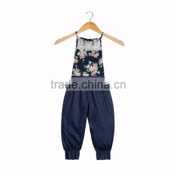 Newborn baby clothing wholesale china baby lace floral romper long pants